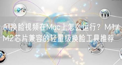 AI换脸视频在Mac上怎么运行？M1/M2芯片兼容的轻量级换脸工具推荐